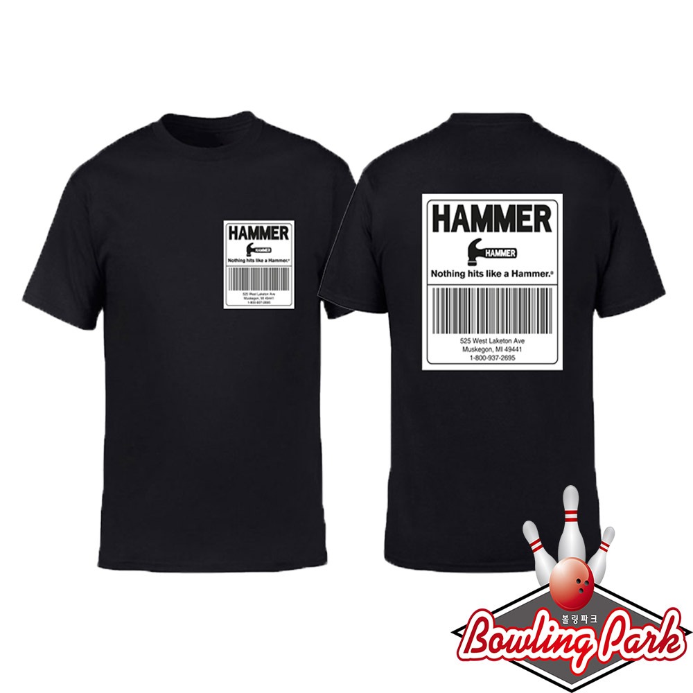 햄머 - H-17 햄머전사 로고라운드 볼링티셔츠 / 기능성원단 / 남여공용 / 볼링유니폼
