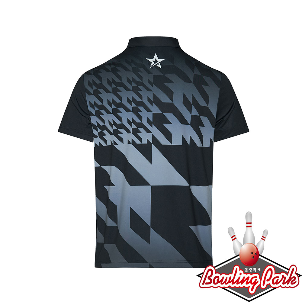 로또그립 - 전사볼링 티셔츠 RT 22-03 (블랙) 클럽티인쇄 / 남여공용 기능성원단