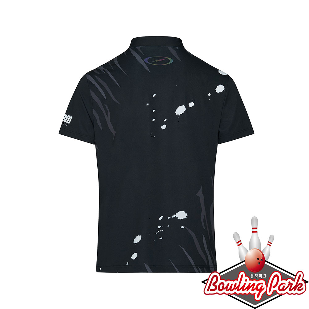 스톰 - 전사 볼링 티셔츠 ST 22-04 (블랙) 클럽티인쇄 / 남여공용 기능성원단