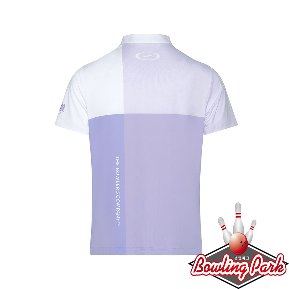 스톰 - 전사볼링 티셔츠 ST 22-06 (라이트바이올렛) 클럽티인쇄 / 남여공용 기능성