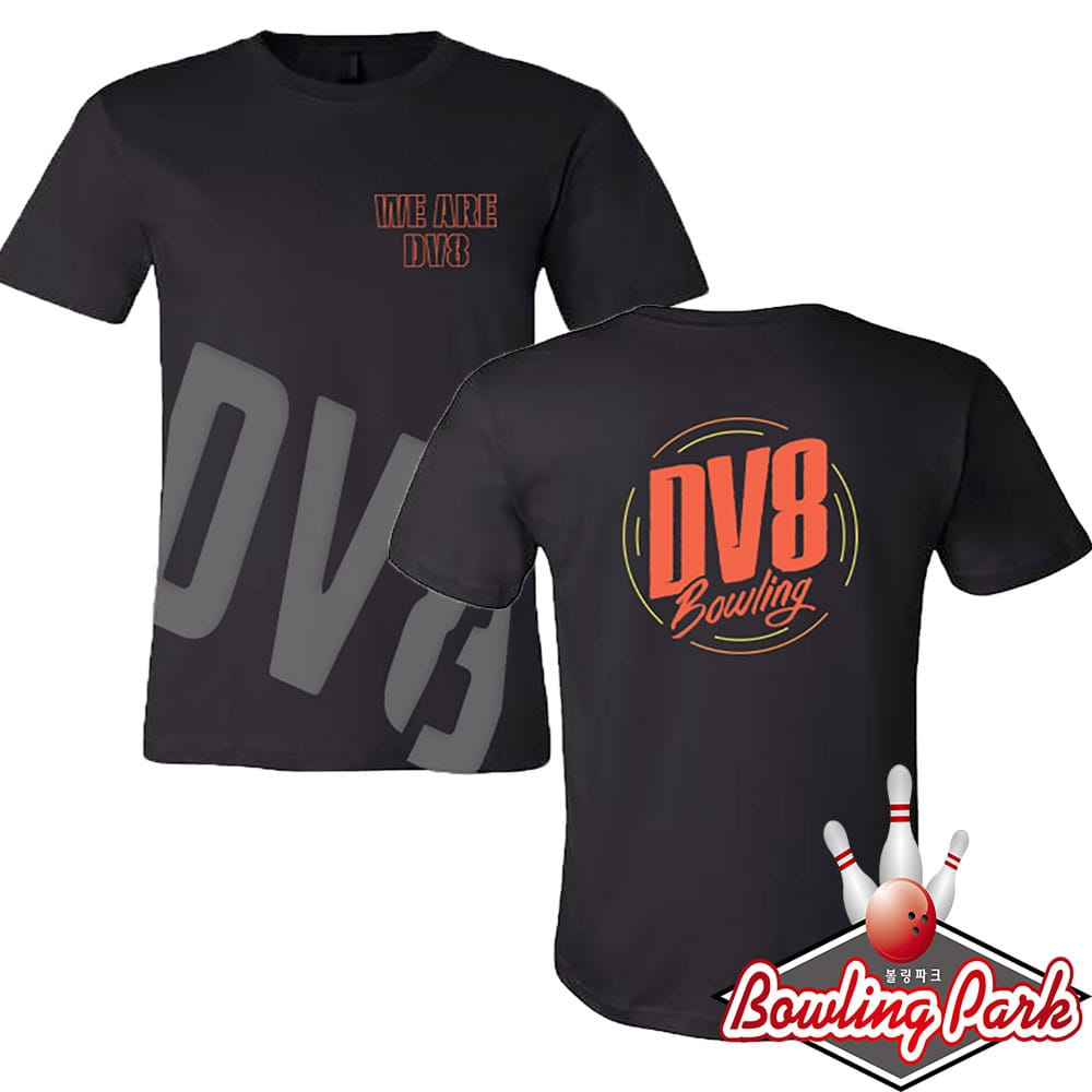 브런스윅 - 팀 DV8 라운드 볼링 티셔츠 (블랙) / 기능성원단 / 남여공용