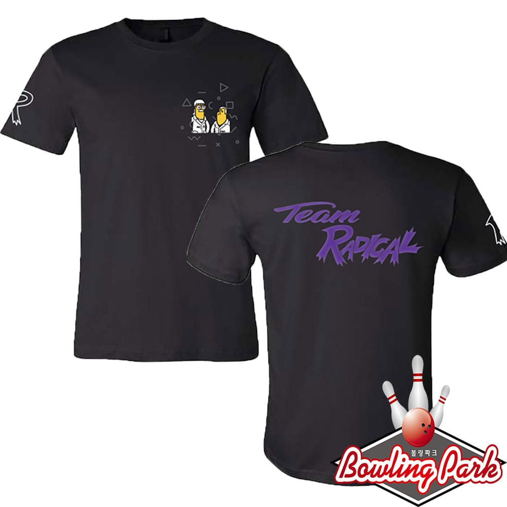 브런스윅 - 팀 래디컬 라운드 볼링 티셔츠 (블랙) / 기능성원단 / 남여공용
